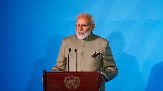 Premiärminister Narendra Mod.i