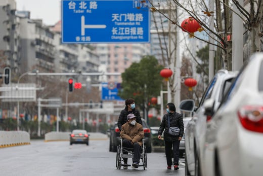 Centrala Wuhan i Kina, 3 mars 2020.