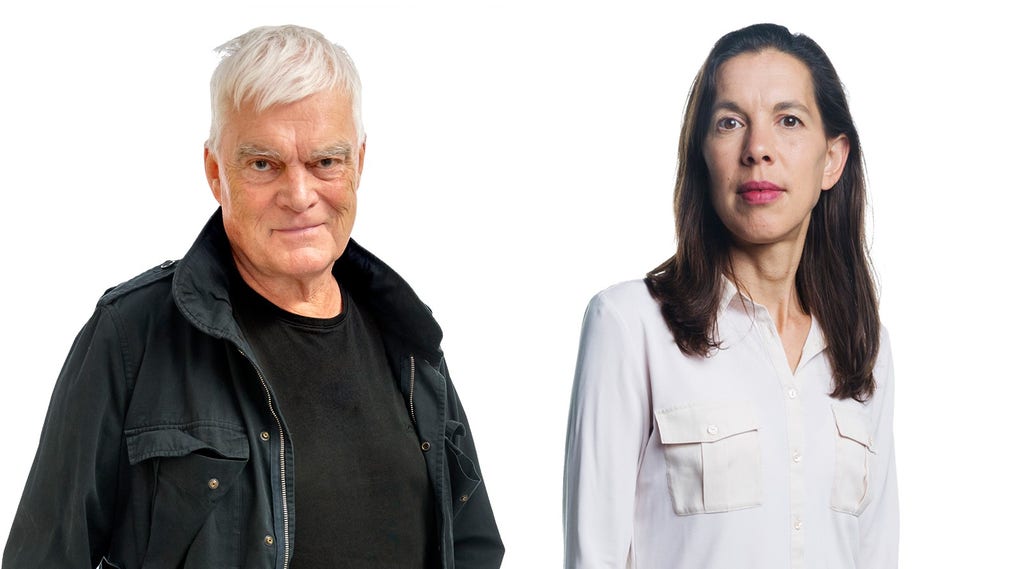 Lasse Bengtsson och Sanna Björling programleder Studio DN