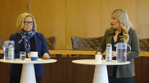 Skolkommunalråden Helene Odenjung och Viktoria Tryggvadottir Rolka.