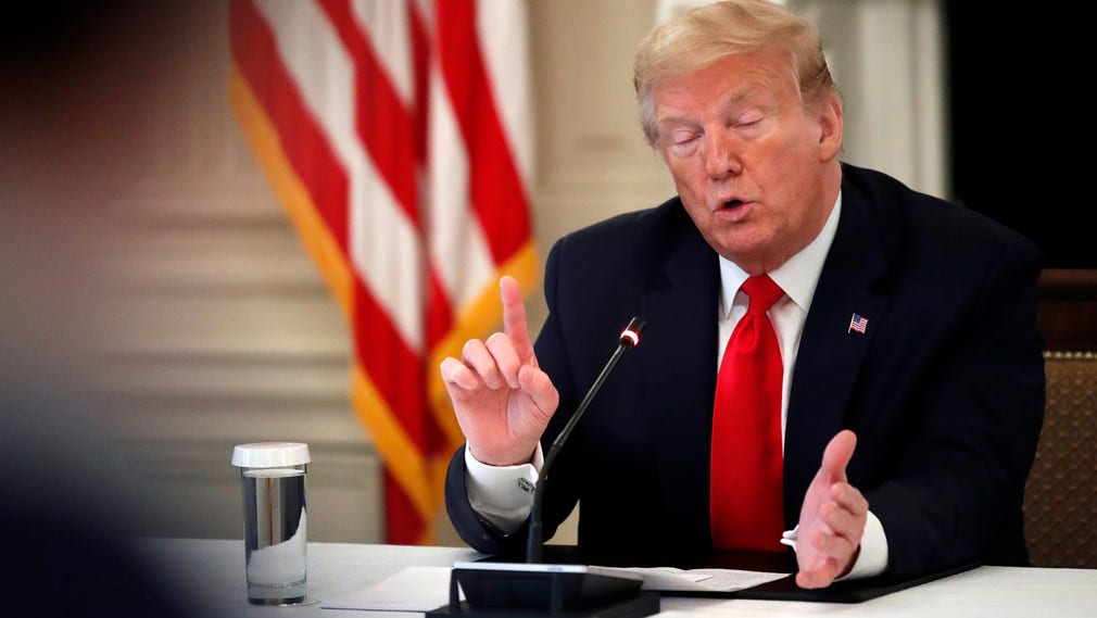 President Donald Trump på en bild tagen på onsdagen.