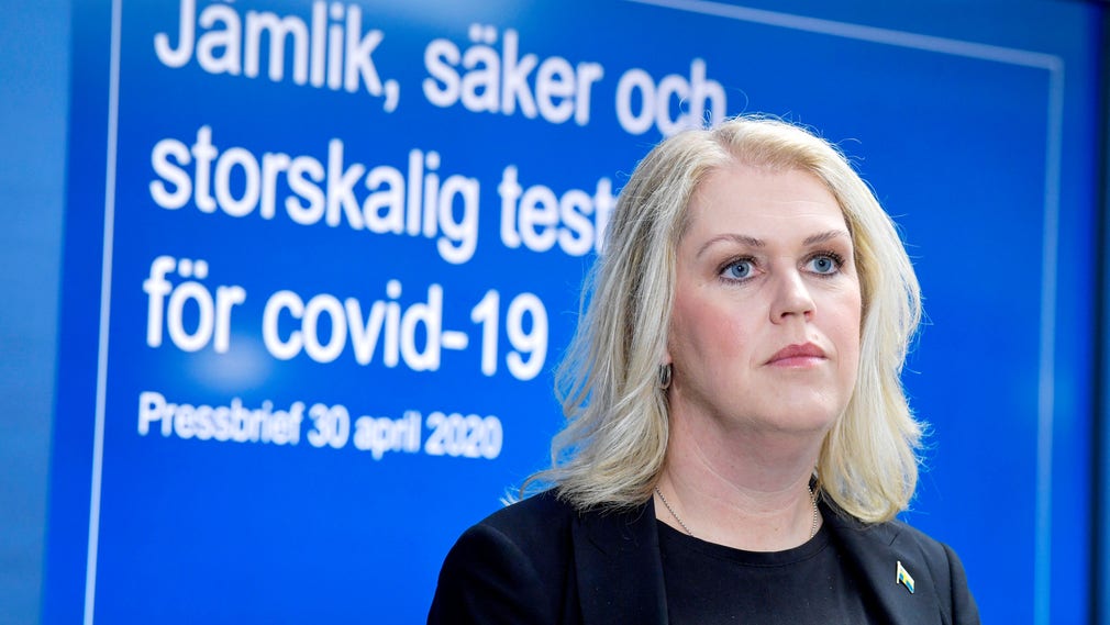 Socialminister Lena Hallengren (S).