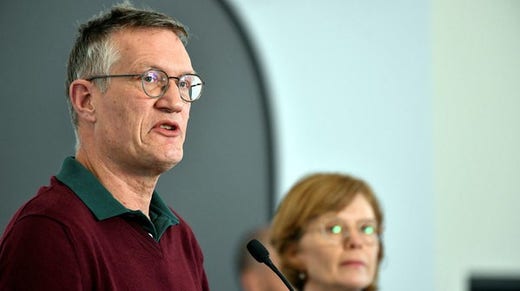 Enligt Anders Tegnell har mer än en tredjedel av alla dödsfall hos personer över 70 i Stockholm skett på äldreboenden.