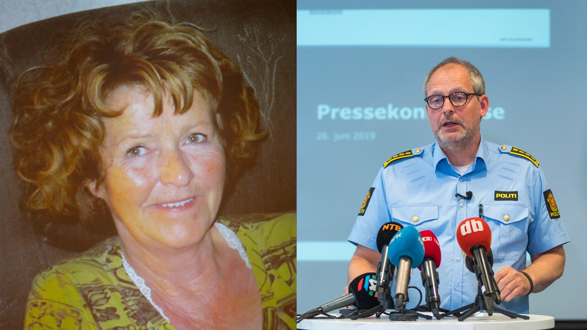 Svein Holden under en presskonferens om Anne-Elisabeth Hagens försvinnande i januari 2020.