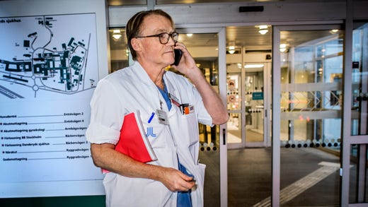 Johan Styrud, ordförande i Stockholms läkarförening.