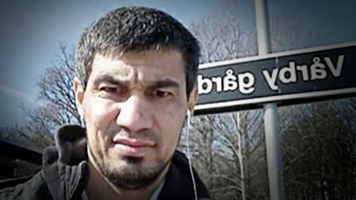 Arkivbild. Rakhmat Akilov från polisens förundersökning.