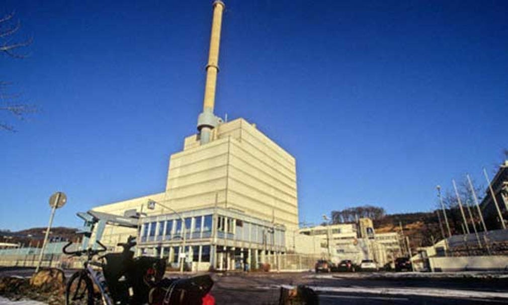Kärnkraftverket Krummel nära Hamburg som drivs av Vattenfall.
