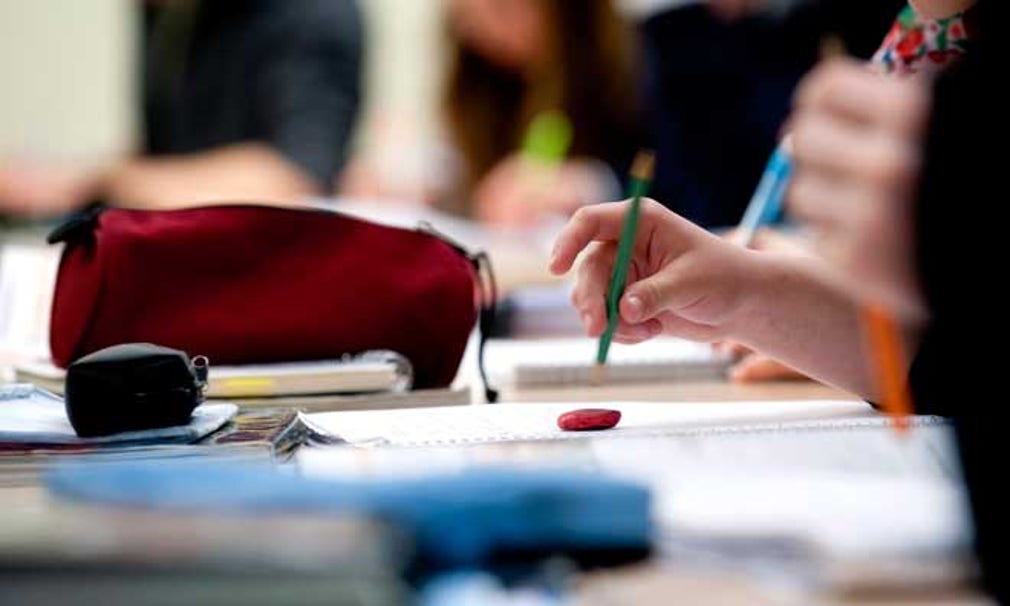 Lektion vid Internationella Engelska Skolan i Täby.