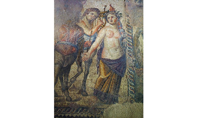 Golvmosaik i Nea Pafos.