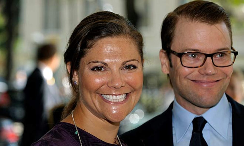 Kronprinsessan Victoria och Prins Daniel på torsdagen.