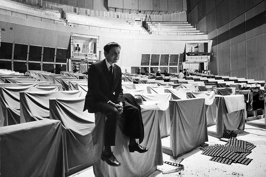 Olof Palme i nya riksdagshuset 1970. Foto: Jan Delden/TT