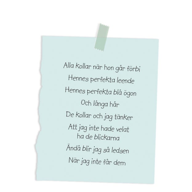 Av Penny Ekman, 13 år, Stockholm