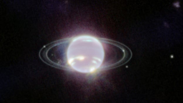Gasjätten Neptunus ligger ”bara” cirka 440 miljarder mil från jorden.