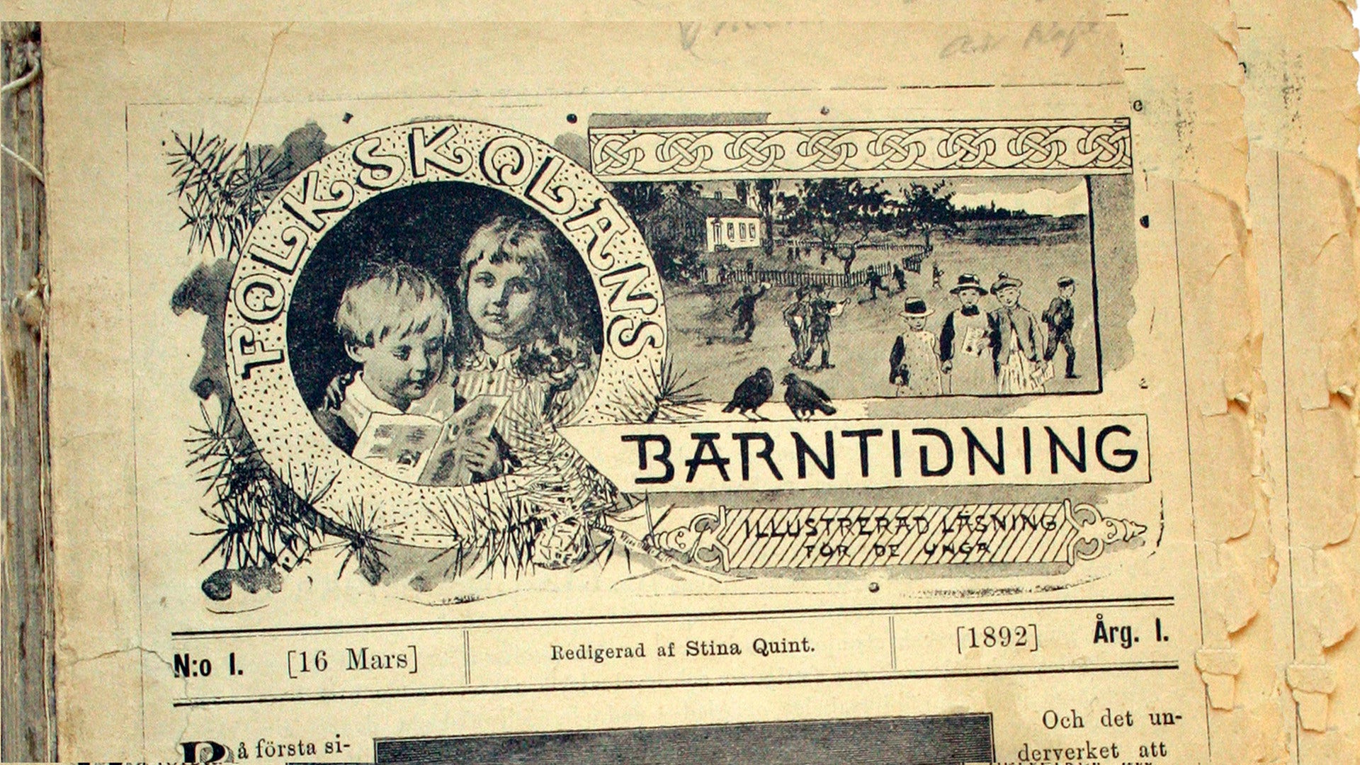 Sagan om KP börjar år 1892. Tidningen hette då Folksolans barntidningen.