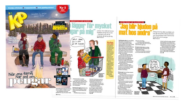 Artikeln publicerades i KP 1. Där kan du även läsa om Linnea, 10 och Amir, 9.