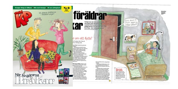 Vad gör man när två av de människor man älskar mest ofta grälar med varandra? I KP 8 berättar Rebecca hur jobbigt det kan vara att ha föräldrar som lever ihop – men som bråkar mycket.