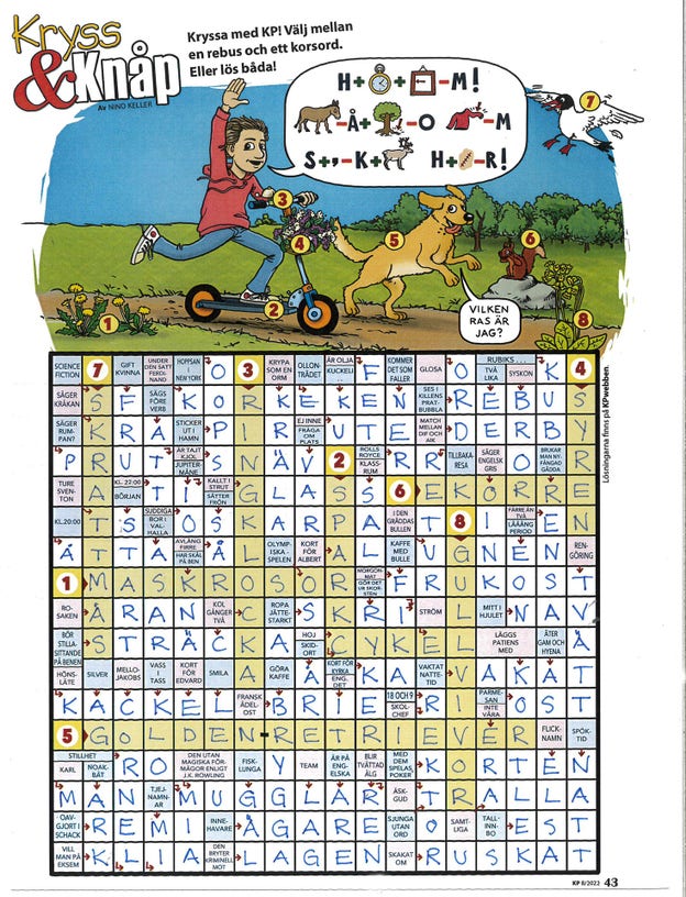 Kryssfacit KP 8