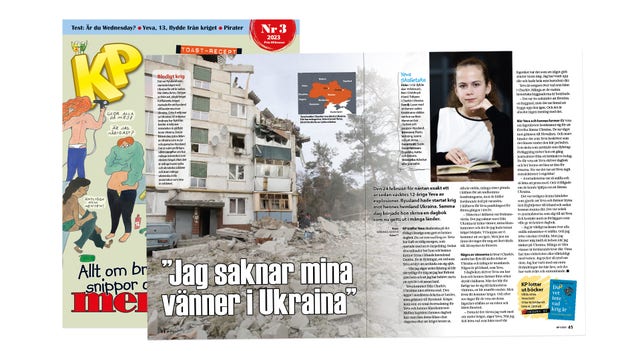 Ett reportage om Yeva är publicerat i KP 3