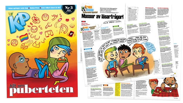 I KP 3 finns fler frågor och svar om puberteten.