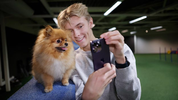 Zoe har ett eget Tiktok-konto.