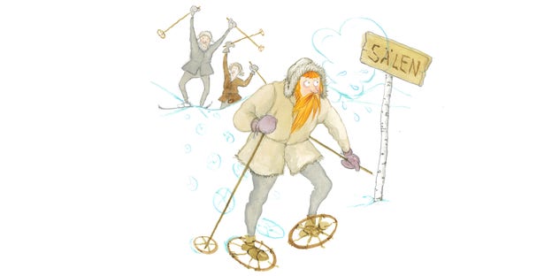 I dag tror man inte att Gustav åkte skidor till Sälen – det kunde sällan adelsmän.