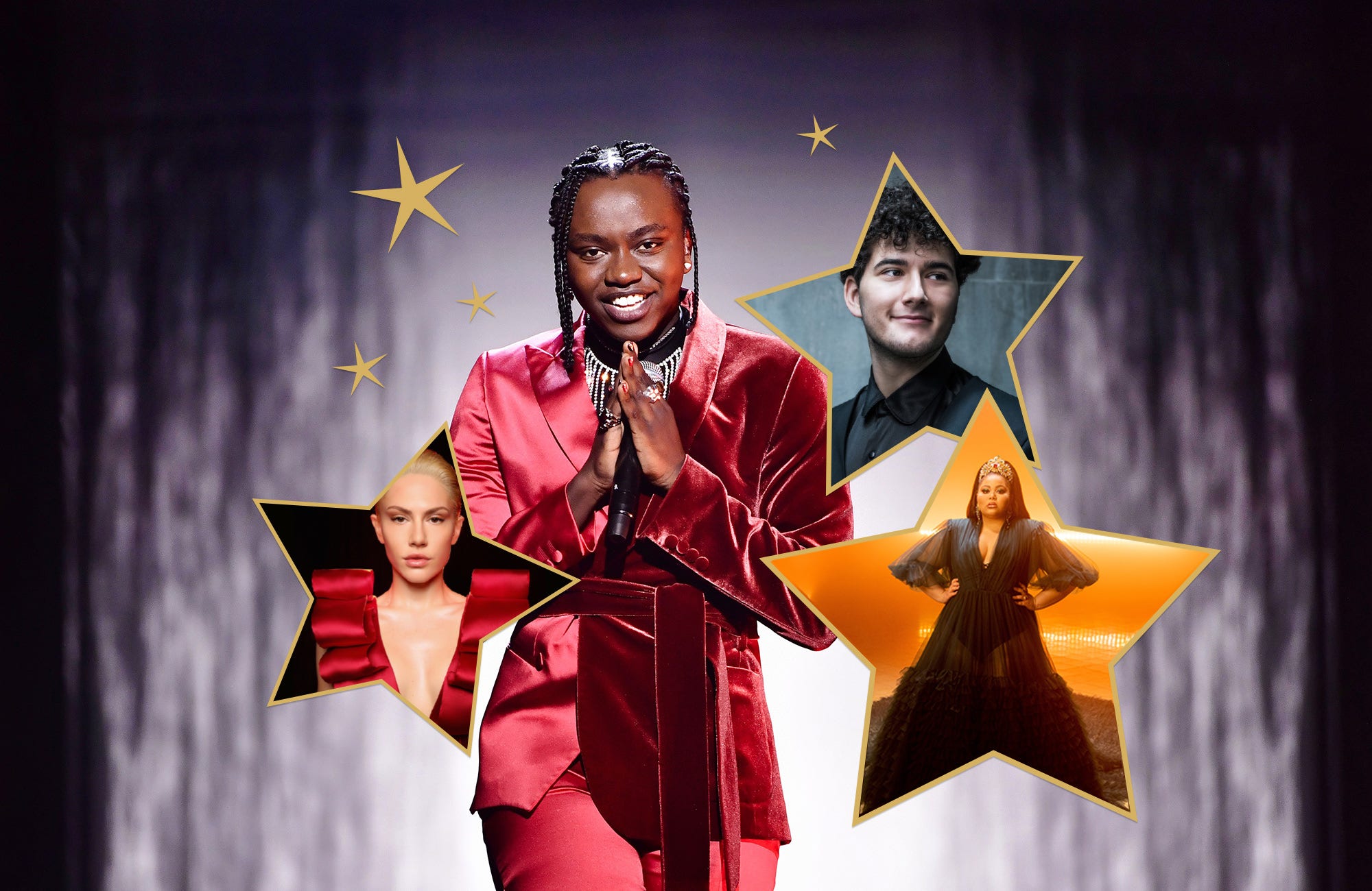 Sverige, Schweiz, Cypern och Maltas bidrag i Eurovision song contest.