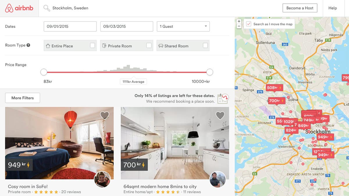 Stort bakslag för Airbnb i Sverige Hyresnämnden stoppar uthyrning