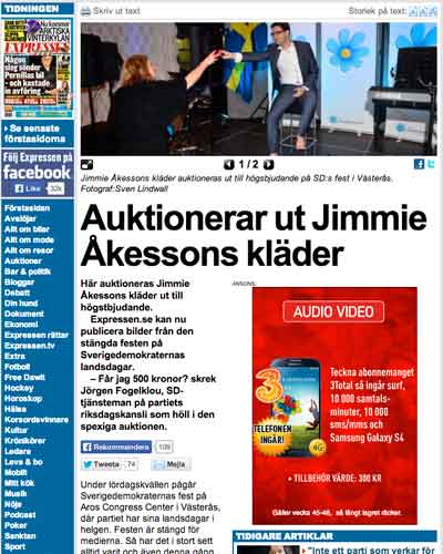 Expressen portades – Aftonbladet fick stanna - Resumé