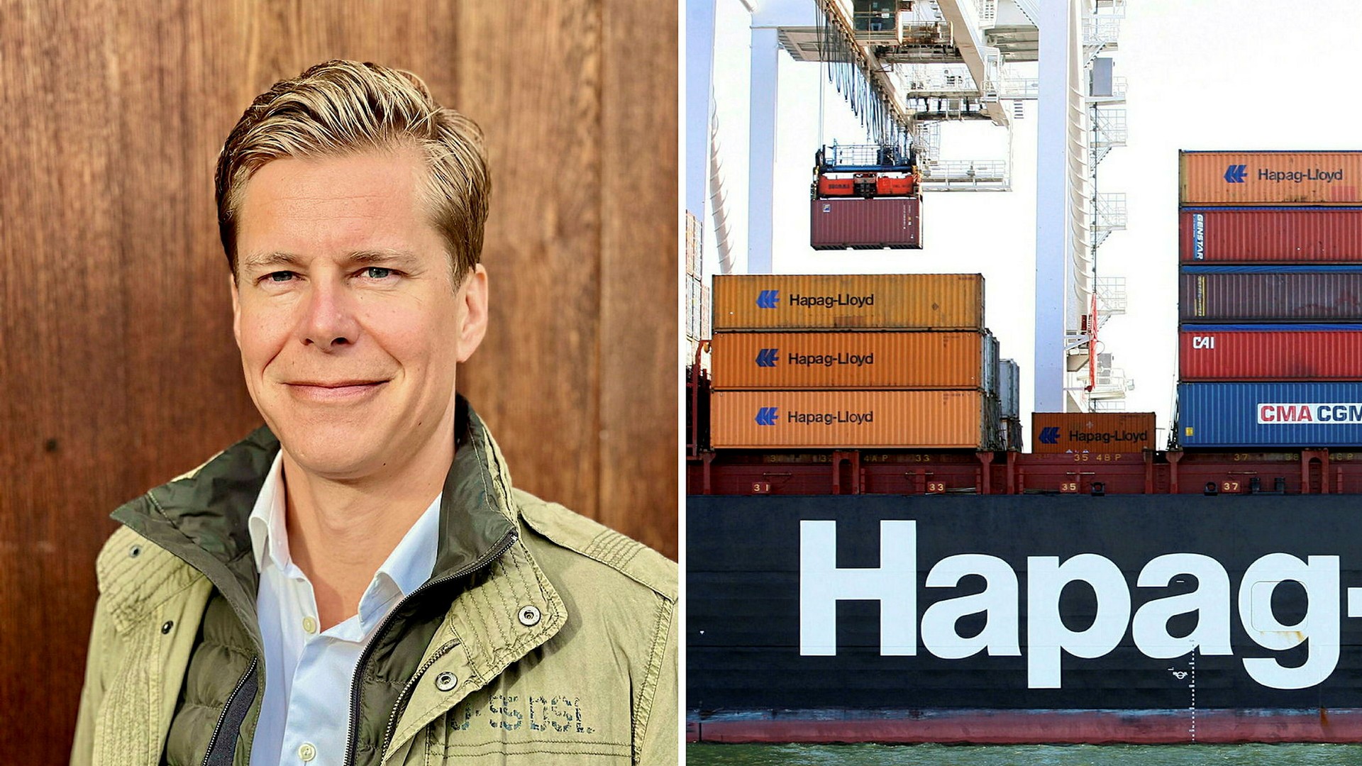 Sam Giertz och brodern David köpte Mosts konkursbo 2020. Teknologin används nu för fraktjätten Hapag Lloyds 3 miljoner containrar.