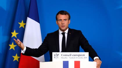 Frankrikes president Emmanuel Macron.