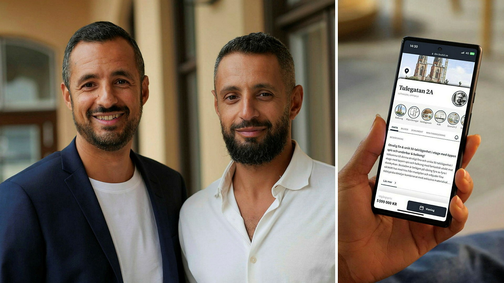 Hassan och Sohel Sultans teknikbolag Cetti används av 54 procent av Sveriges fastighetsmäklare.