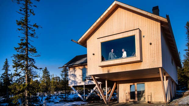 Huset är ritat av arkitekten Gert Wingårdh.