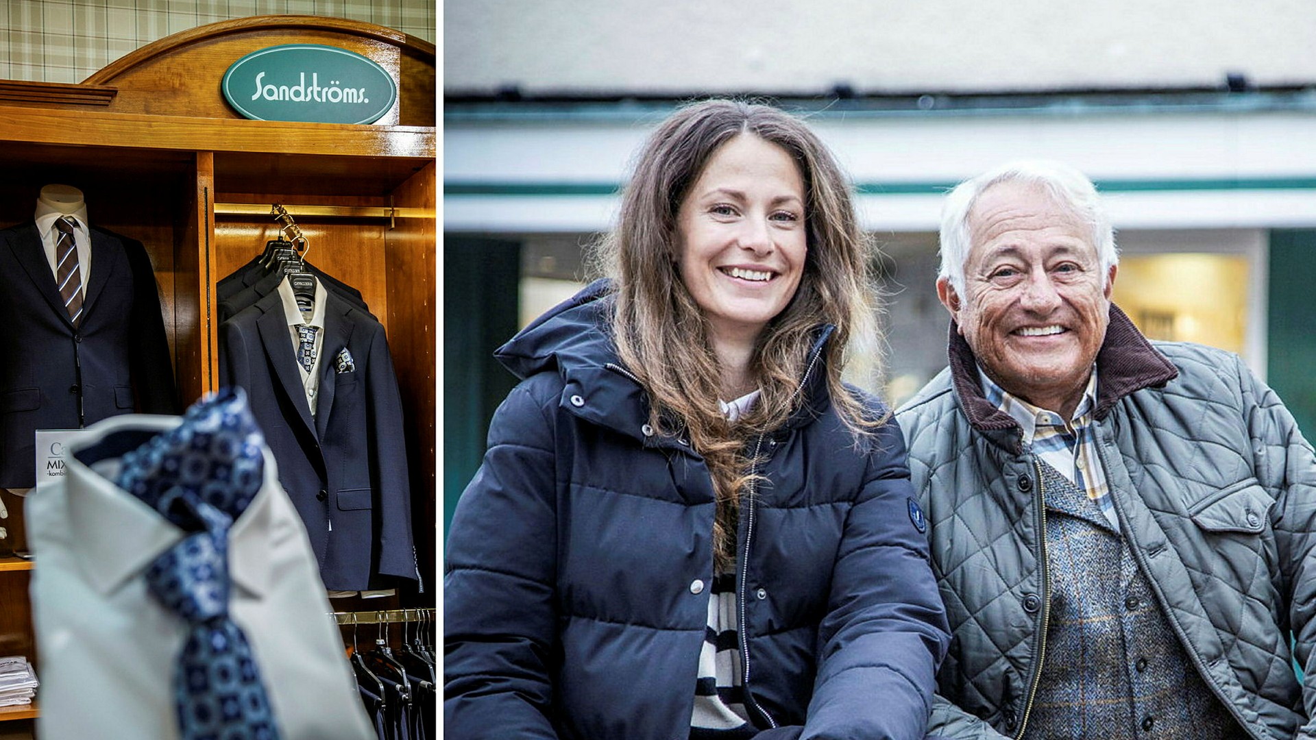 Mikaela Sandström är fjärde generationen i familjeföretaget Sandströms, som hon successivt tar över från sin far Mikael Sandström. Företaget med tio butiker firade i fjol 100 år.