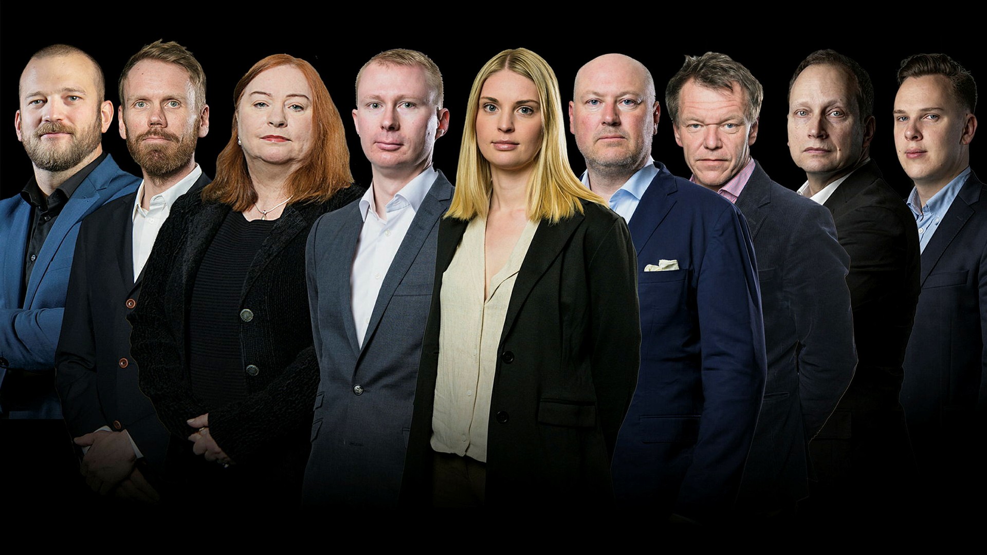Di:s experter ger sina bästa aktietips. Från vänster: Richard Bråse, Jonathan Axelsson, Agnetha Jönsson, Mikael Olsson, Julia Forsberg, Magnus Dagel, Ulf Petersson, Mikael Vilenius och Johan Wendel. 
Bilden är ett montage.