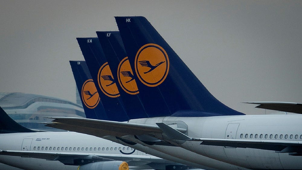 Lufthansa stoppar flygningar till Mellanöstern
