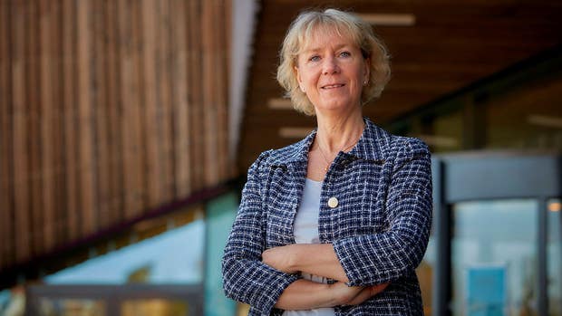 Annica Lindbäck, hållbarhetschef på Lindbäcks bygg.