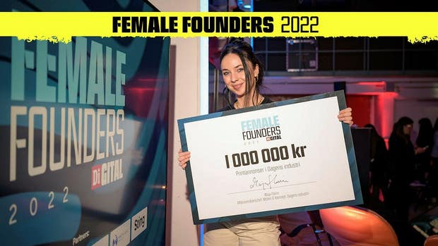 Tiffany Boswell som står bakom terapitjänsten Meela blev årets Female Founder.