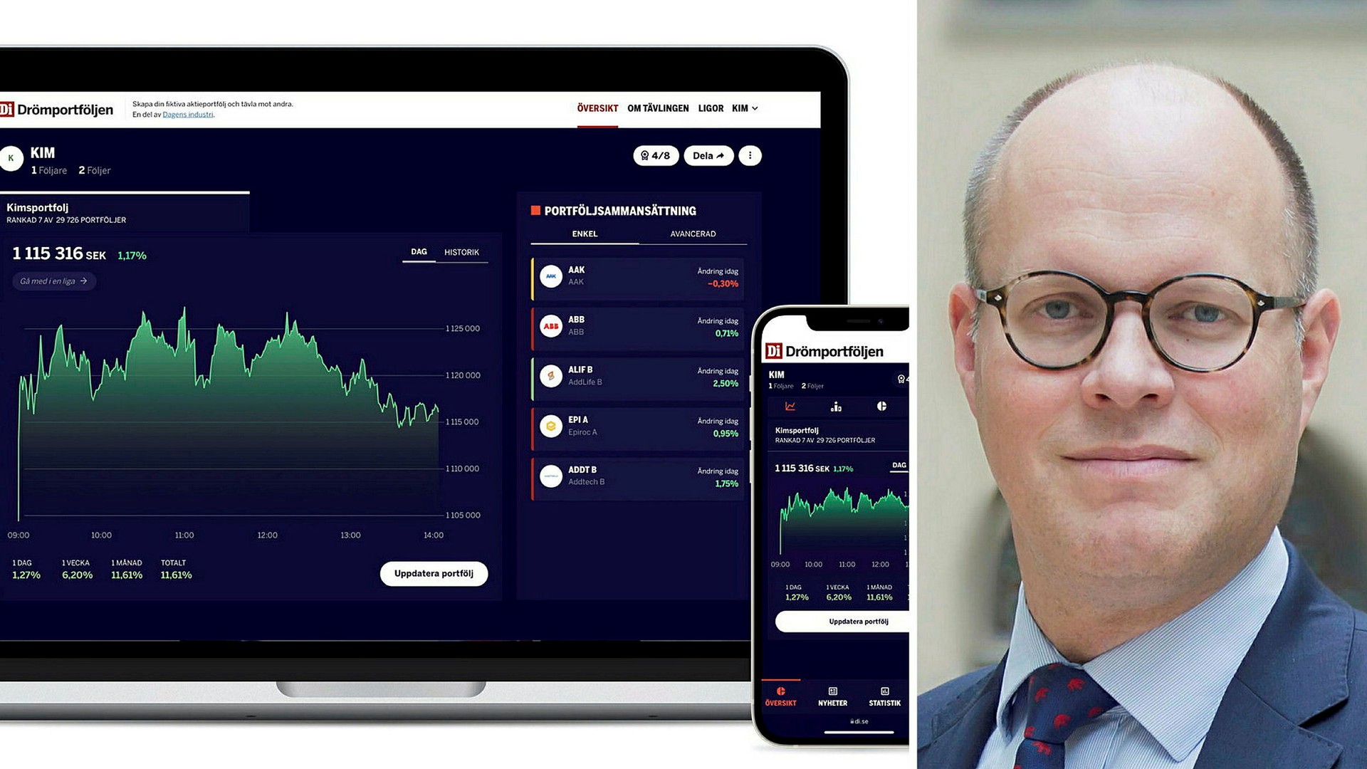 Handelsbankens förvaltare Christian Brunlid.