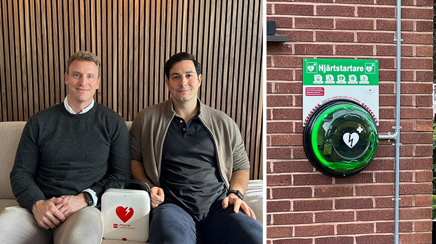 Jimmy Eriksson och Alexander Albedj är grundare av Safe Life.