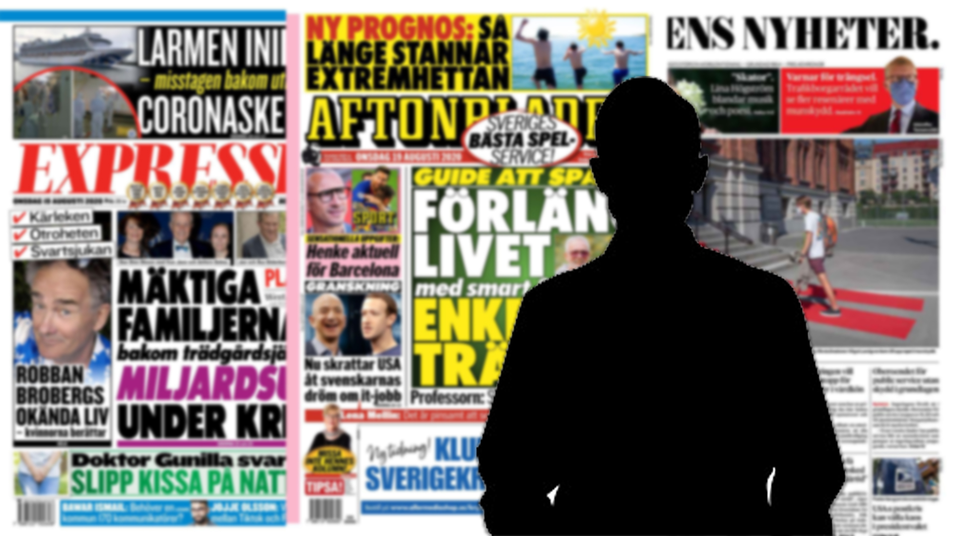 Färre namnpubliceringar hos Expressen, Aftonbladet och Dagens Nyheter -  Dagens Media