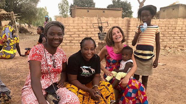 Bernadette Pafadnam Pacmogda, Pauline Conde och Stina Berge.
