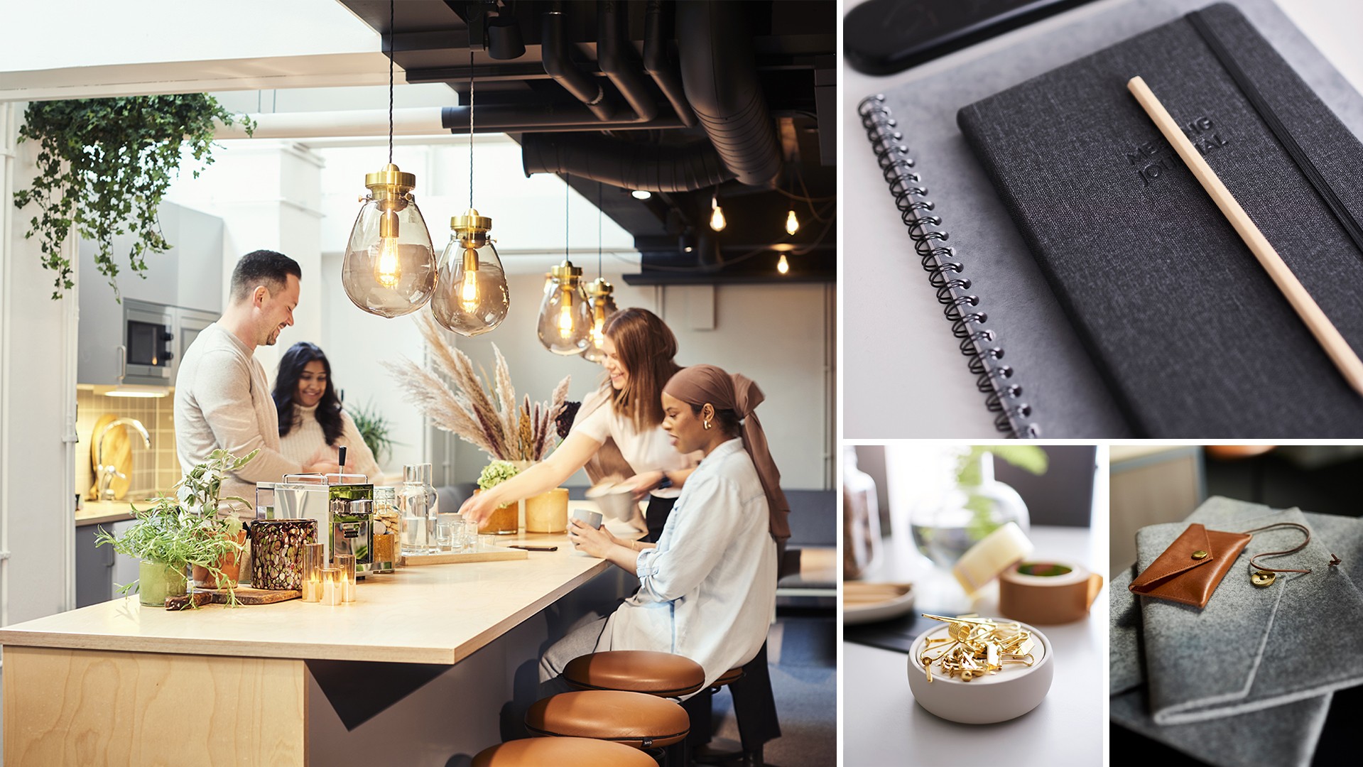 Många gläds över att vara tillbaka på kontoret och träffa kollegor.