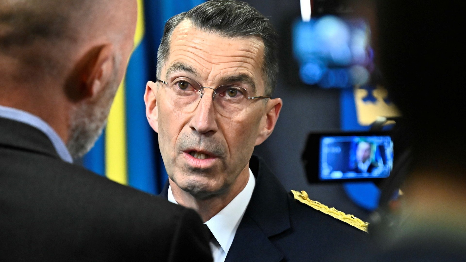 Försvarsmaktens överbefälhavare Micael Bydén.