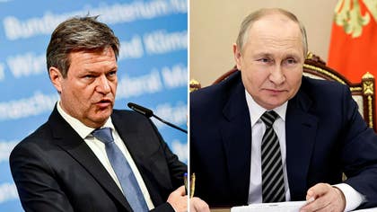 Robert Habeck. Vladimir Putin.