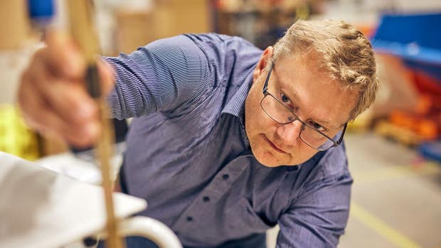 Produktutvecklingsingenjören Jan Bengtsson.