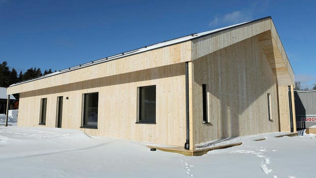 Villazero under byggnationen i Borlänge.
