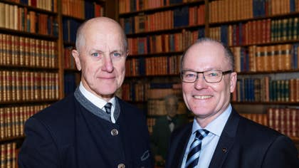 Bob Persson, styrelseordförande i Diös och Knut Rost vd i Diös.