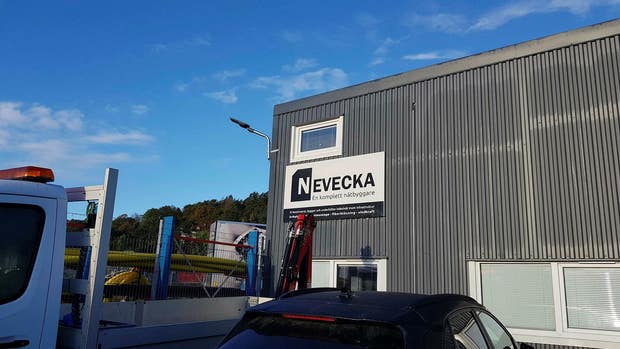Neveckas lokaler på Hisingen.