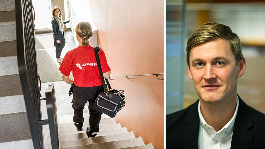 Stellan Björnlund är Riksbyggens expert på underhållsplanering.