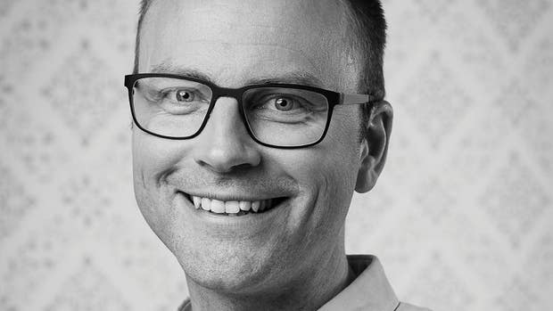 Marcus Aulenius, affärskoorinator på tapetföretaget Duro Sweden